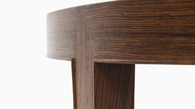Severin Hansen dining table in rosewood by Haslev at Studio Schalling