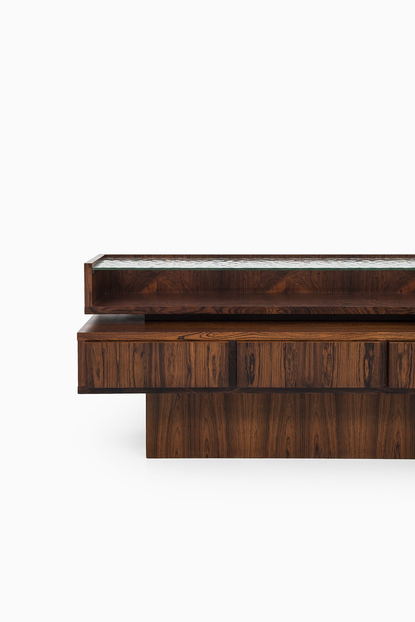 Rosewood drawer in the manner of Ib Kofod-Larsen at Studio Schalling
