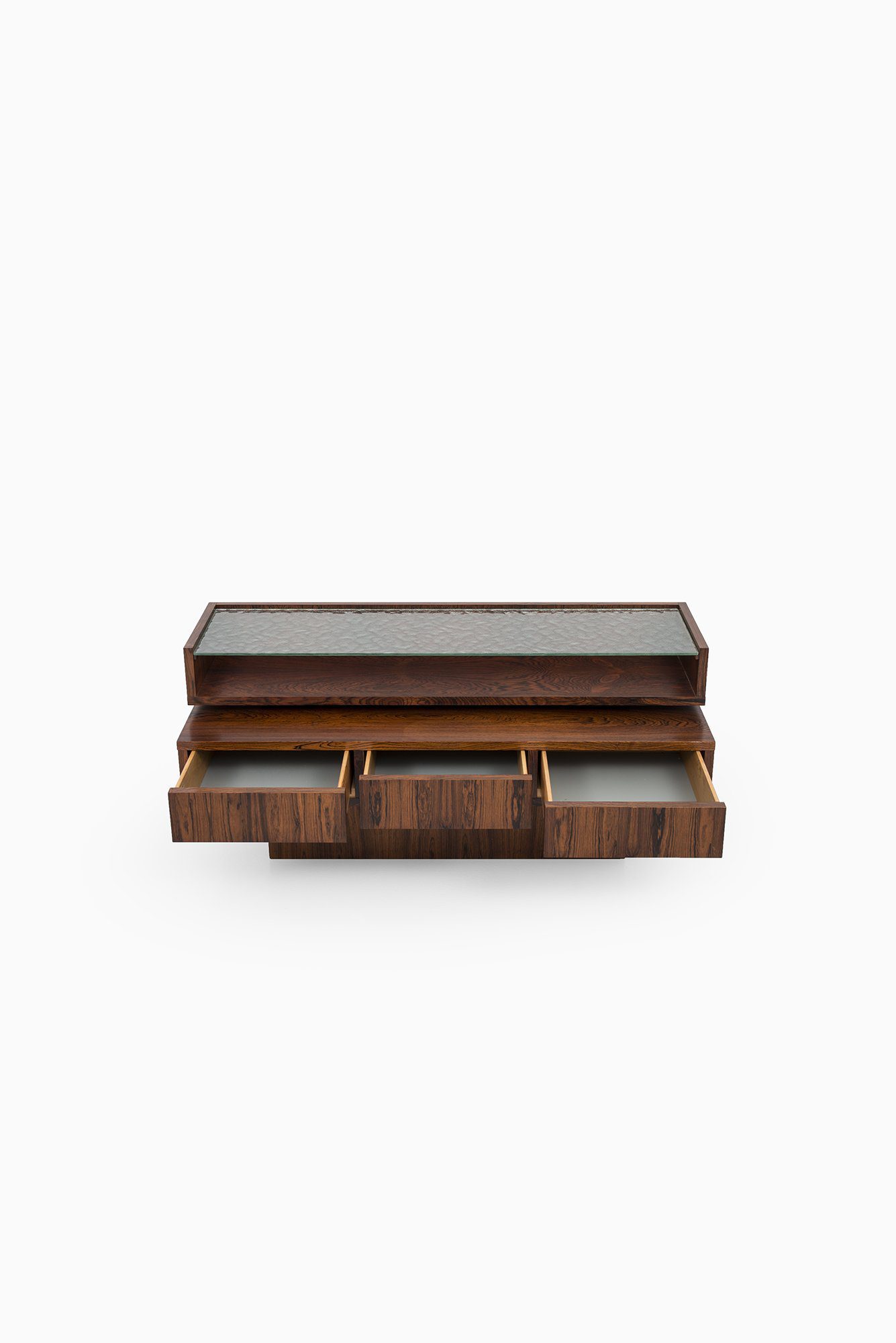 Rosewood drawer in the manner of Ib Kofod-Larsen at Studio Schalling