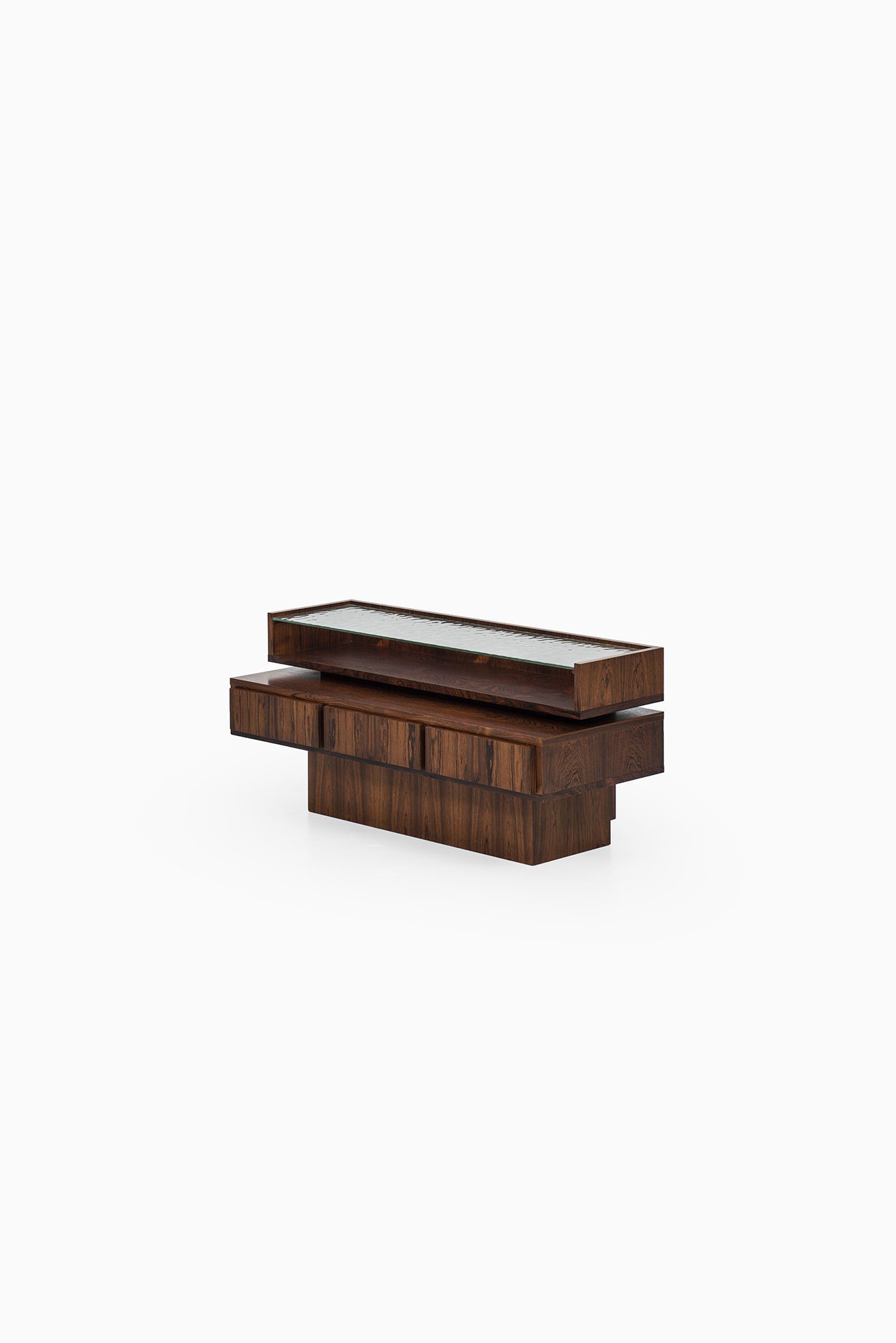 Rosewood drawer in the manner of Ib Kofod-Larsen at Studio Schalling