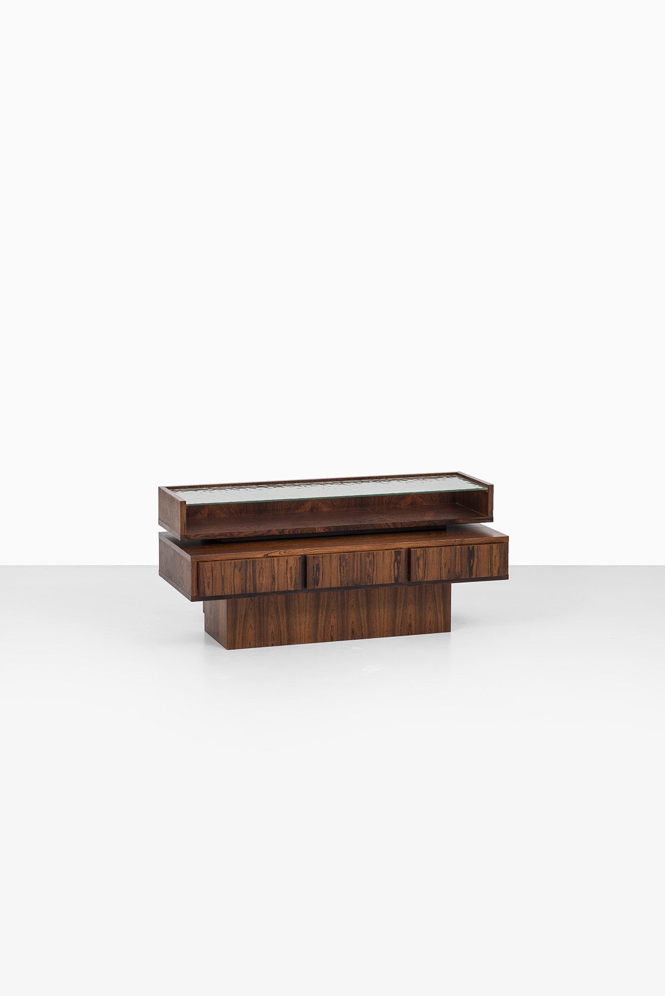 Rosewood drawer in the manner of Ib Kofod-Larsen at Studio Schalling