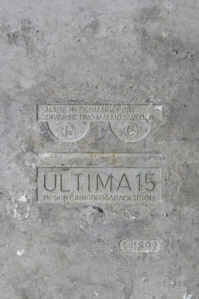 Beck & Jung ashtray Ultima 15 in Aluminium at Studio Schalling