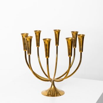 Brass candle holder by Illum Bolighus at Studio Schalling