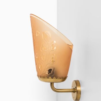 Bo Notini pair of wall lamps by Glössner at Studio Schalling