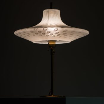 Peill & Putzler table lamp in brass and glass at Studio Schalling