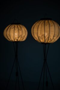 Pair of floor lamps at Studio Schalling