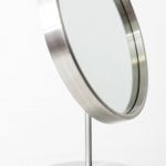 Table mirror in aluminium by Glas mäster at Studio Schalling