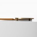 Hand mirror in brass and teak at Studio Schalling