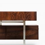 Big rosewood desk with sideboard at Studio Schalling