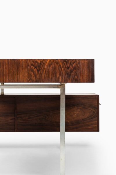 Big rosewood desk with sideboard at Studio Schalling