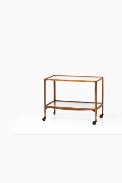 Peder Moos trolley in mahogany and glass at Studio Schalling