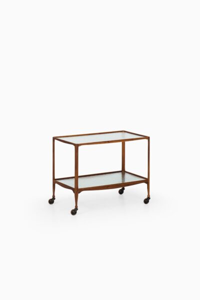 Peder Moos trolley in mahogany and glass at Studio Schalling