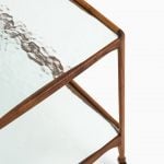 Peder Moos trolley in mahogany and glass at Studio Schalling