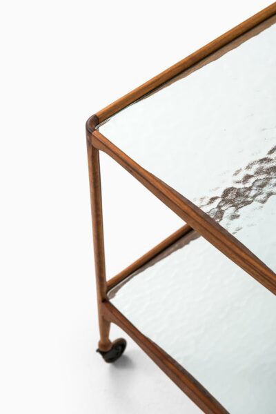 Peder Moos trolley in mahogany and glass at Studio Schalling