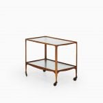Peder Moos trolley in mahogany and glass at Studio Schalling