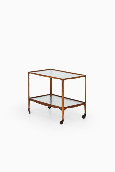 Peder Moos trolley in mahogany and glass at Studio Schalling