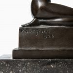 Knut Jern sculpture in bronze at Studio Schalling