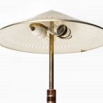 Bent Karlby table lamp in brass and mahogany at Studio Schalling