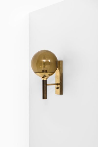 Sven Mejlstrøm wall lamps in brass and glass at Studio Schalling