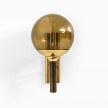 Sven Mejlstrøm wall lamps in brass and glass at Studio Schalling