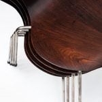 Arne Jacobsen dining chairs model 3107 & 3207 at Studio Schalling