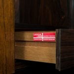 Svend Langkilde bar cabinet in rosewood and brass at Studio Schalling
