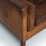 Børge Mogensen sofa model 2213 in cognac brown leather at Studio Schalling
