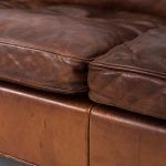 Børge Mogensen sofa model 2213 in cognac brown leather at Studio Schalling