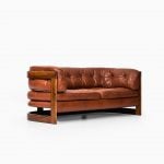 Lennart Bender sofa in rosewood and leather at Studio Schalling