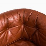 Lennart Bender sofa in rosewood and red leather at Studio Schalling