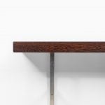 Side table in steel and wengé at Studio Schalling