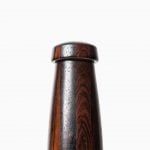 Rare and large salt shaker in solid rosewood at Studio Schalling