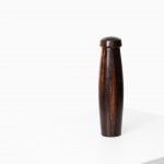 Rare and large salt shaker in solid rosewood at Studio Schalling