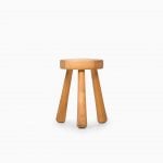 Ingvar Hildingsson 3 legged stool in birch at Studio Schalling