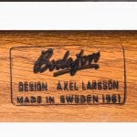 Axel Larsson armchairs model 1522 at Studio Schalling
