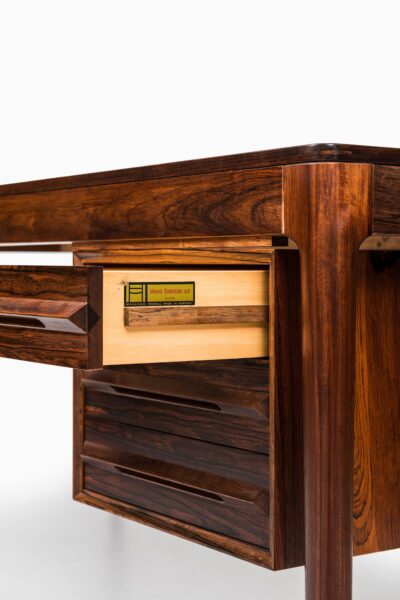 Torbjørn Afdal large desk in rosewood at Studio Schalling