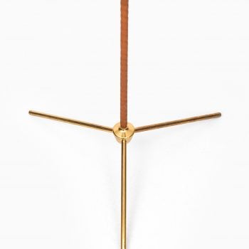 A pair of floor lamps by Bergbom in brass at Studio Schalling