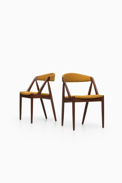 Kai Kristiansen dining chairs in teak at Studio Schalling