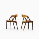 Kai Kristiansen dining chairs in teak at Studio Schalling