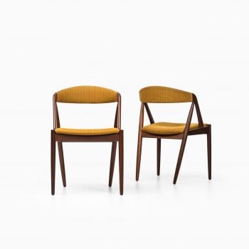 Kai Kristiansen dining chairs in teak at Studio Schalling