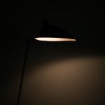 Serge Mouille floor lamp in black lacquered metal at Studio Schalling