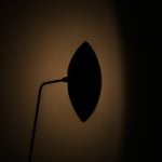 Serge Mouille floor lamp in black lacquered metal at Studio Schalling
