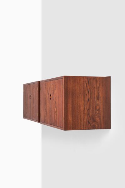 Hans Wegner wall mounted sideboards in teak at Studio Schalling