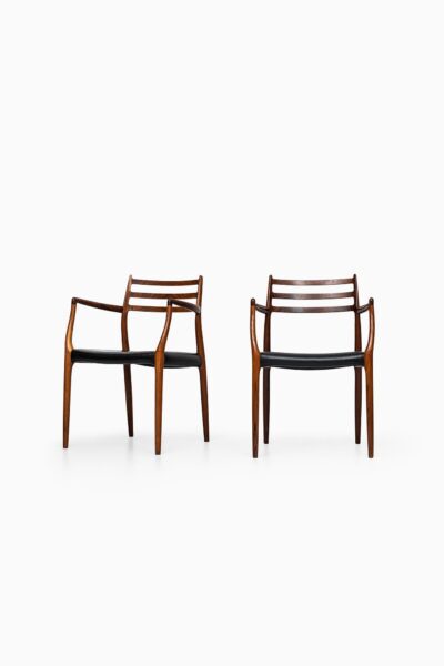 Niels O. Møller armchairs model 62 in rosewood at Studio Schalling