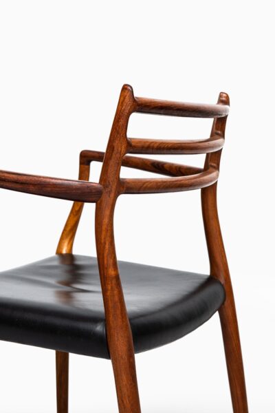 Niels O. Møller armchairs model 62 in rosewood at Studio Schalling