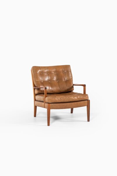 Arne Norell Löven easy chair in walnut at Studio Schalling