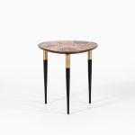 Bodafors side table with beautiful intarsia at Studio Schalling