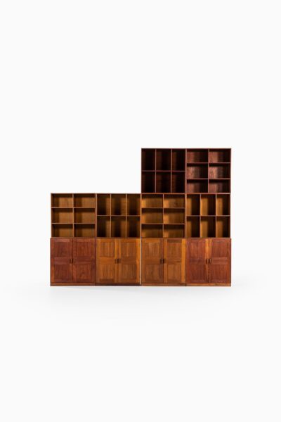 Large bookcase in teak at Studio Schalling