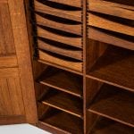 Large bookcase in teak at Studio Schalling