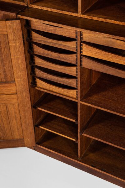 Large bookcase in teak at Studio Schalling